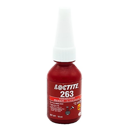 SKI - สกี จำหน่ายสินค้าหลากหลาย และคุณภาพดี | LOCTITE #19374 กาว 263 10ml. THREADLOCKER 263 ล็อคน๊อตสตัด (สีแดง) (12หลอด/กล่อง)