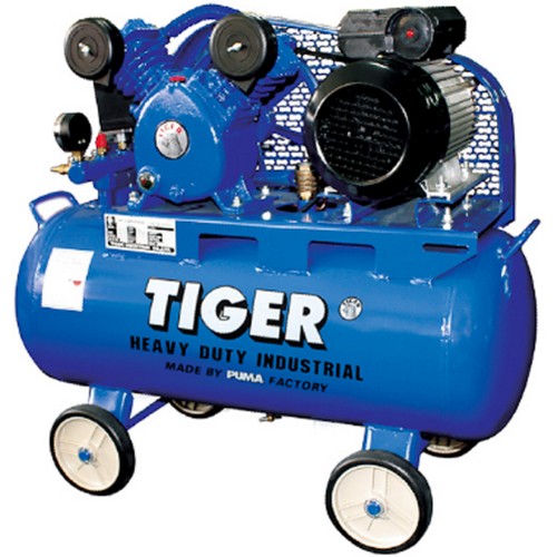 SKI - สกี จำหน่ายสินค้าหลากหลาย และคุณภาพดี | TIGER TG-2-58M ปั๊มลมพร้อมมอเตอร์ 1/2HP 58 ลิตร