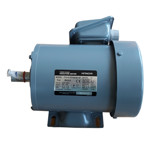 SKI - สกี จำหน่ายสินค้าหลากหลาย และคุณภาพดี | HITACHI 1 TFO-K IP55 4Pole มอเตอร์ 1HP 3สาย 220/380V (สินค้ามีจำนวนจำกัด)