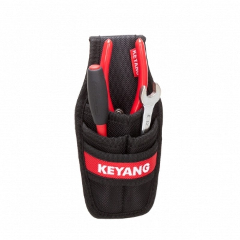 SKI - สกี จำหน่ายสินค้าหลากหลาย และคุณภาพดี | KEYANG KP-07 กระเป๋าช่างแบบพกพาติดตัว 9.5x3x20cm