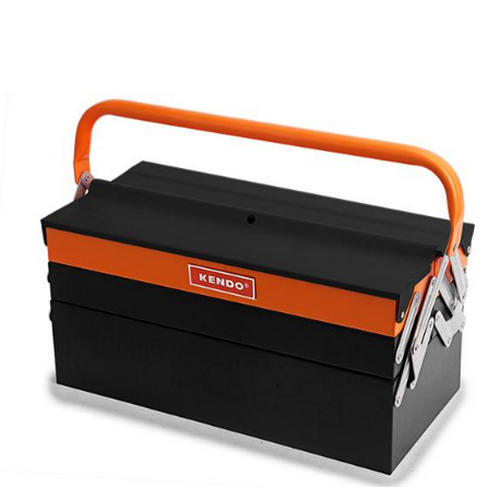 KENDO 90204 กล่องเครื่องมือเหล็ก 3 ชั้น(5ถาด) 46x20x20.5cm