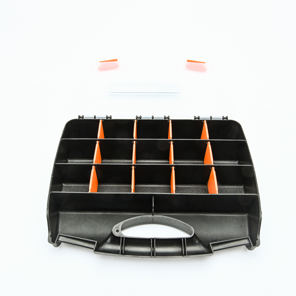 KENDO 90224 กล่องเครื่องมือพลาสติก 15 ช่อง 32x25.5x6cm