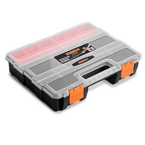 SKI - สกี จำหน่ายสินค้าหลากหลาย และคุณภาพดี | KENDO 90236 กล่องเครื่องมือพลาสติก 21 ช่อง 29x22x6cm