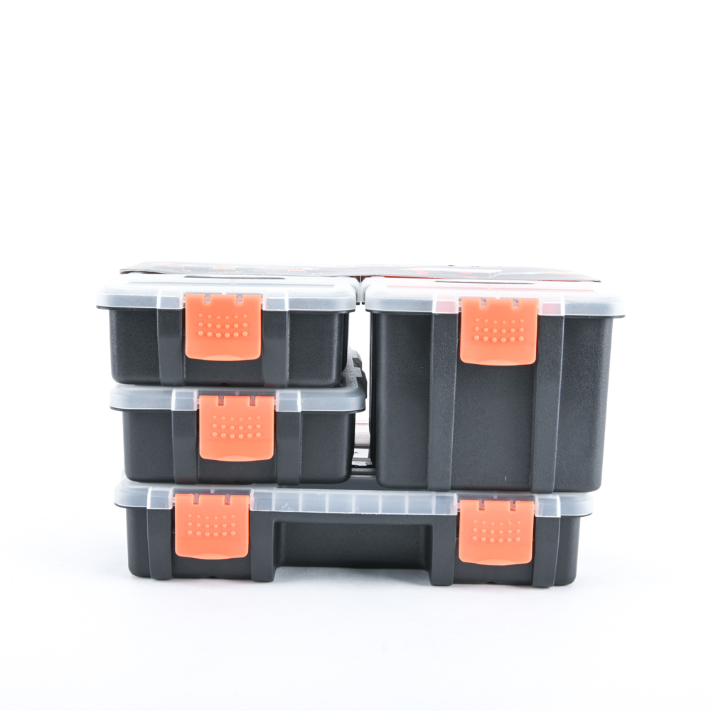 KENDO 90237 กล่องเครื่องมือพลาสติก 4 ชิ้น/ชุด