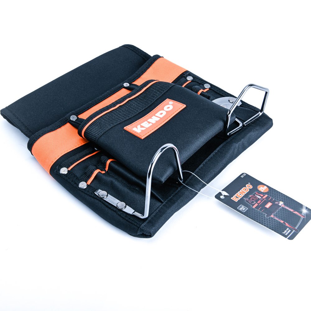 KENDO 90126 กระเป๋าเครื่องมือไร้สาย 8 ช่อง ขนาด 29x27cm.