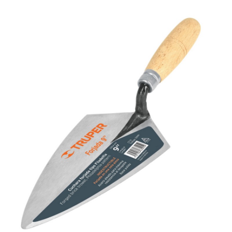 SKI - สกี จำหน่ายสินค้าหลากหลาย และคุณภาพดี | TRUPER 12993 เกียงแหลมเหล็กก่ออิฐ ด้ามไม้ 11นิ้ว (CT-11) (ราคาต่ออัน ,ในกล่องบรรจุ 3 อัน)