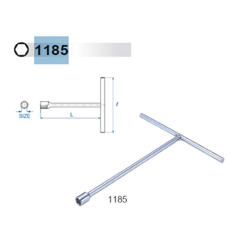 SKI - สกี จำหน่ายสินค้าหลากหลาย และคุณภาพดี | KINGTONY 1185 บ๊อกตัว T ยาว #8 200x250mm. (กล่อง10อัน)