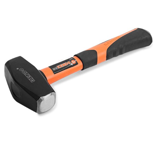 SKI - สกี จำหน่ายสินค้าหลากหลาย และคุณภาพดี | KENDO 25321 ค้อนทุบหิน ด้ามไฟเบอร์หุ้มยาง 2LB