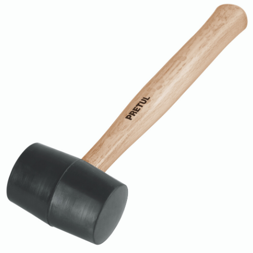 SKI - สกี จำหน่ายสินค้าหลากหลาย และคุณภาพดี | PRETUL 20565 ค้อนยาง 8 ออนซ์ (227g) ด้ามไม้ (MH-8P)