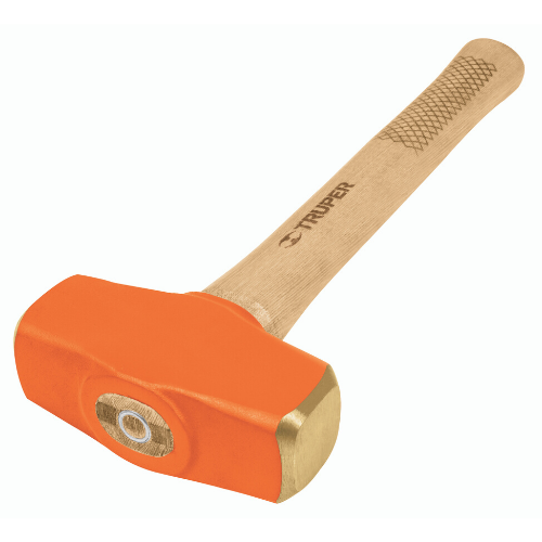 SKI - สกี จำหน่ายสินค้าหลากหลาย และคุณภาพดี | ***TRUPER 10576 ค้อนหัวทองเหลือง 1.8 ปอนด์ด้ามไม้ (MBRO-29) (ราคาต่ออัน ,ในกล่องบรรจุ 2 อัน)***