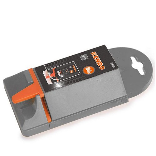 SKI - สกี จำหน่ายสินค้าหลากหลาย และคุณภาพดี | KENDO 30658 ชุดใบมีดคัตเตอร์ SK5 100 ชิ้น/ชุด (ใช้กับรุ่น 30600/30602/30936)