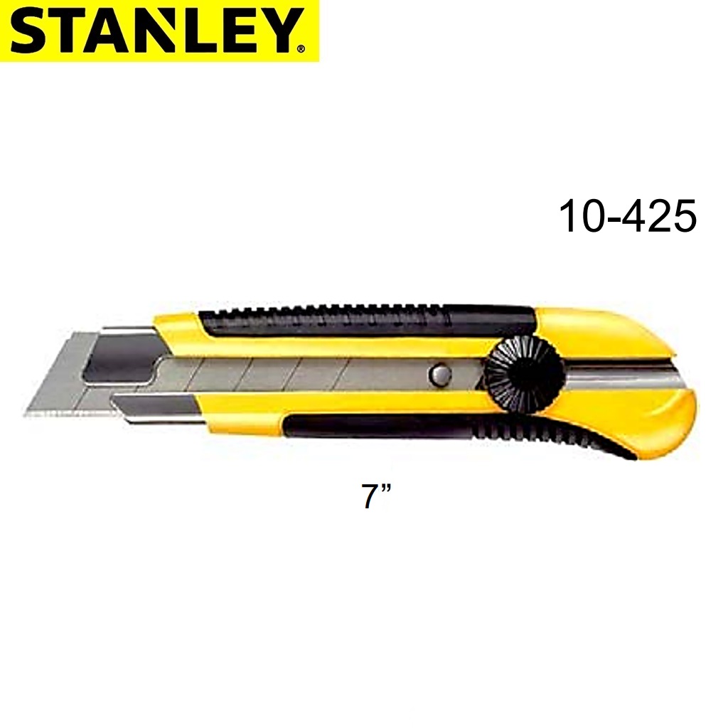 SKI - สกี จำหน่ายสินค้าหลากหลาย และคุณภาพดี | STANLEY #10-425 มีดคัตเตอร์ 7นิ้ว [6อัน/กล่อง] (PBT) 