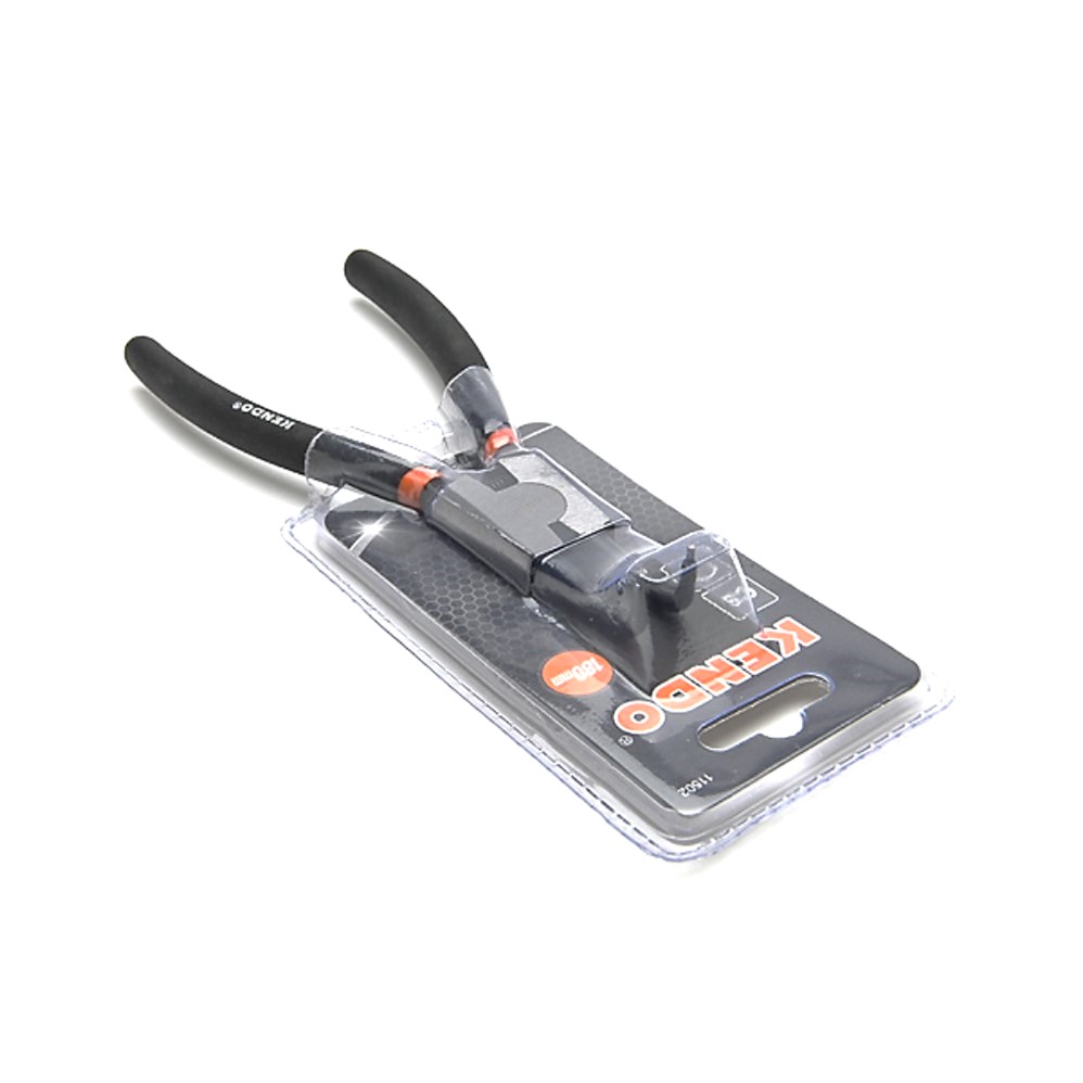 KENDO 11502 คีมถ่างแหวน ปากงอ 180mm/7นิ้ว
