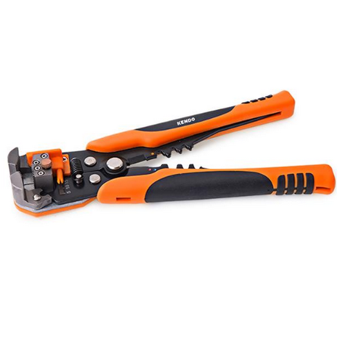 SKI - สกี จำหน่ายสินค้าหลากหลาย และคุณภาพดี | KENDO 11721 คีมปอกสายไฟ (ด้ามหุ้มยาง) 205mm/8นิ้ว