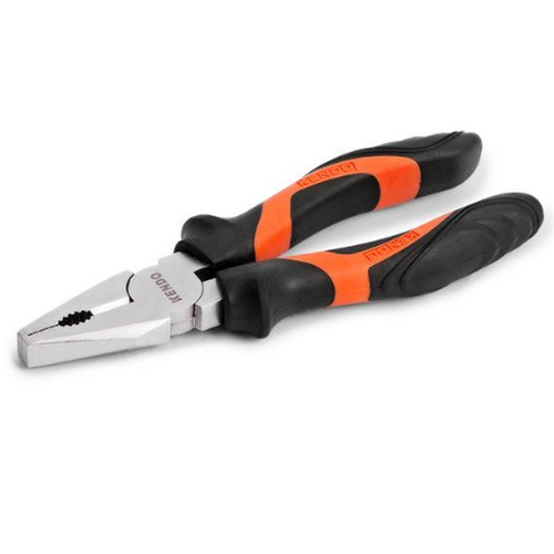 SKI - สกี จำหน่ายสินค้าหลากหลาย และคุณภาพดี | *** KENDO 10105 คีมปากจิ้งจก มีปีก (ชุบโครเมียม/ด้ามหุ้มยาง) 180mm/7นิ้ว ***