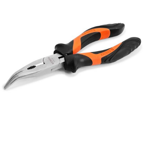 SKI - สกี จำหน่ายสินค้าหลากหลาย และคุณภาพดี | KENDO 10401 คีมปากแหลมงอ (หุ้มยาง) 160mm/6นิ้ว