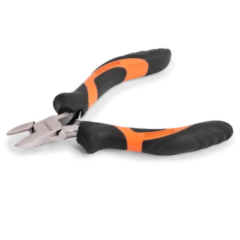 SKI - สกี จำหน่ายสินค้าหลากหลาย และคุณภาพดี | KENDO 10902 คีมตัดข้าง ขนาดเล็ก (ชุบนิกเกิล/ด้ามหุ้มยาง) 115mm/4-1/2นิ้ว