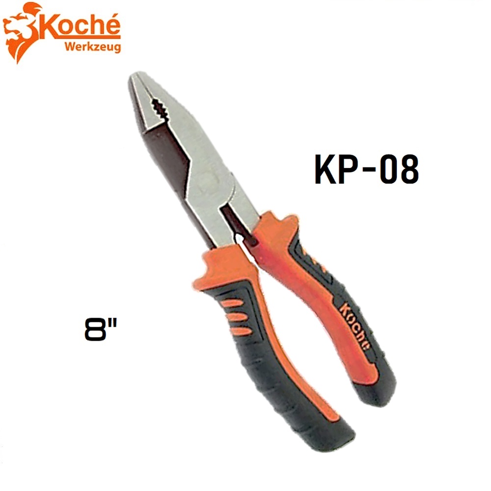 SKI - สกี จำหน่ายสินค้าหลากหลาย และคุณภาพดี | KOCHE KP-M08 คีมด้ามหนาใช้ 3 อย่าง ขนาด 8นิ้ว