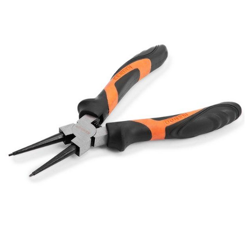 SKI - สกี จำหน่ายสินค้าหลากหลาย และคุณภาพดี | *KENDO 11513 คีมหนีบแหวน ปากตรง (ชุบปัดเงา/ด้ามหุ้มยาง) 180mm/7นิ้ว*