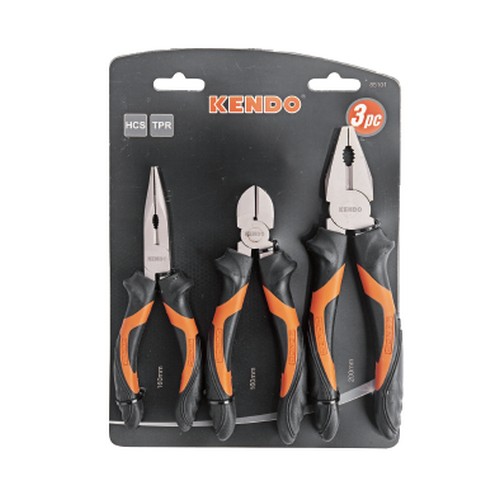 KENDO 85101 ชุดคีม 3 ชิ้น/ชุด (160mm,200mm)