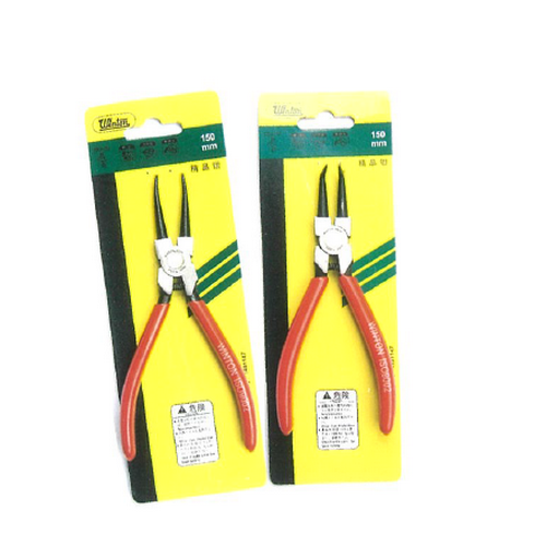 SKI - สกี จำหน่ายสินค้าหลากหลาย และคุณภาพดี | Winton คีมหนีบแหวนปากงอ 7นิ้ว ด้ามหุ้มยาง