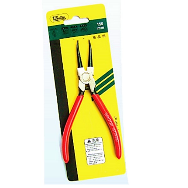 SKI - สกี จำหน่ายสินค้าหลากหลาย และคุณภาพดี | Winton คีมหนีบแหวนปากตรง 7นิ้ว ด้ามหุ้มยาง