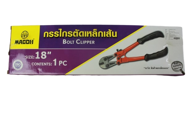 MACOH กรรไกรตัดเหล็กเส้นจีน 18นิ้ว (010130)