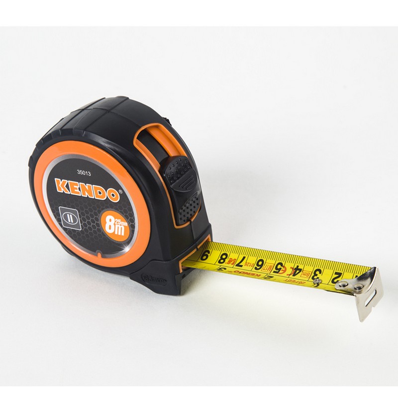 SKI - สกี จำหน่ายสินค้าหลากหลาย และคุณภาพดี | KENDO 35013 ตลับเมตร 8m.x25mm (นิ้ว/มิล)