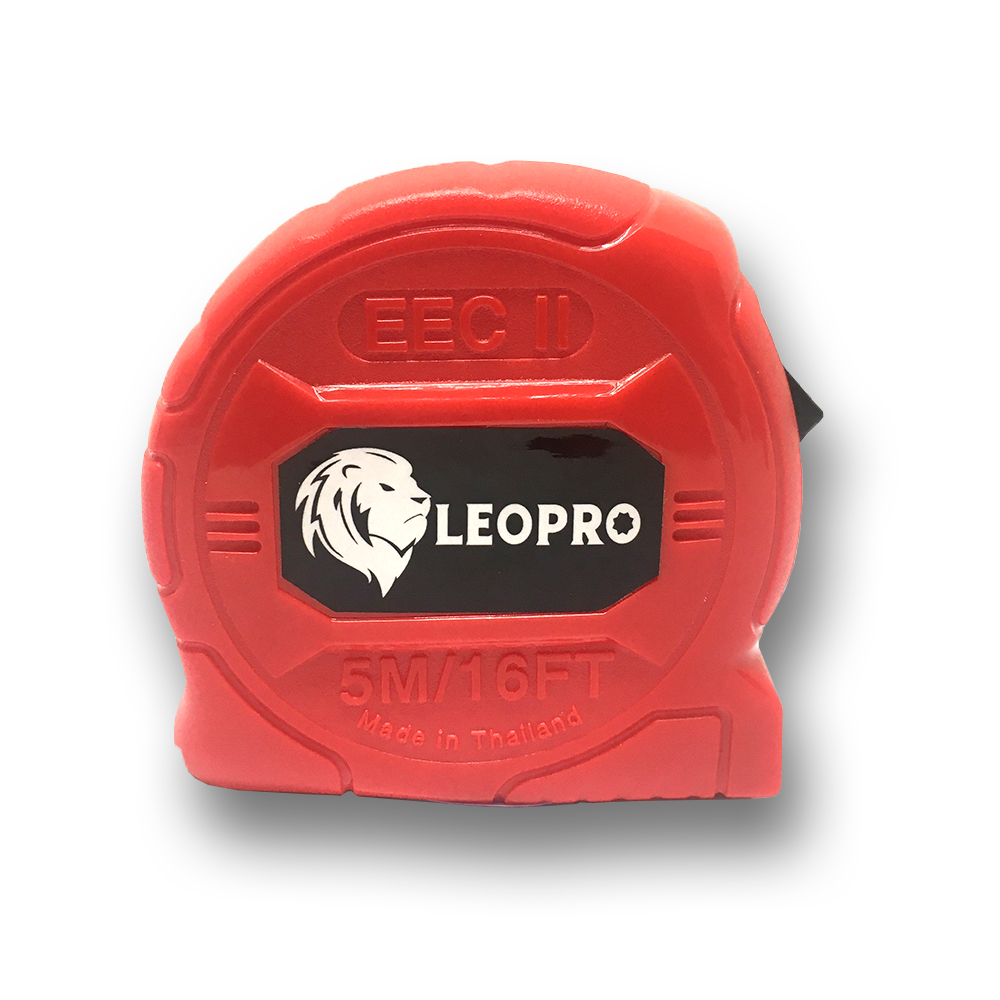 SKI - สกี จำหน่ายสินค้าหลากหลาย และคุณภาพดี | LEOPRO D-SERIES LP12001 ตลับเมตร 5 เมตร เคลือบไนล่อนสเกล 2 ด้าน (บอดี้พลาสติก ABS) (ราคาต่อลูก ,1 ลัง มี 36 ลูก)