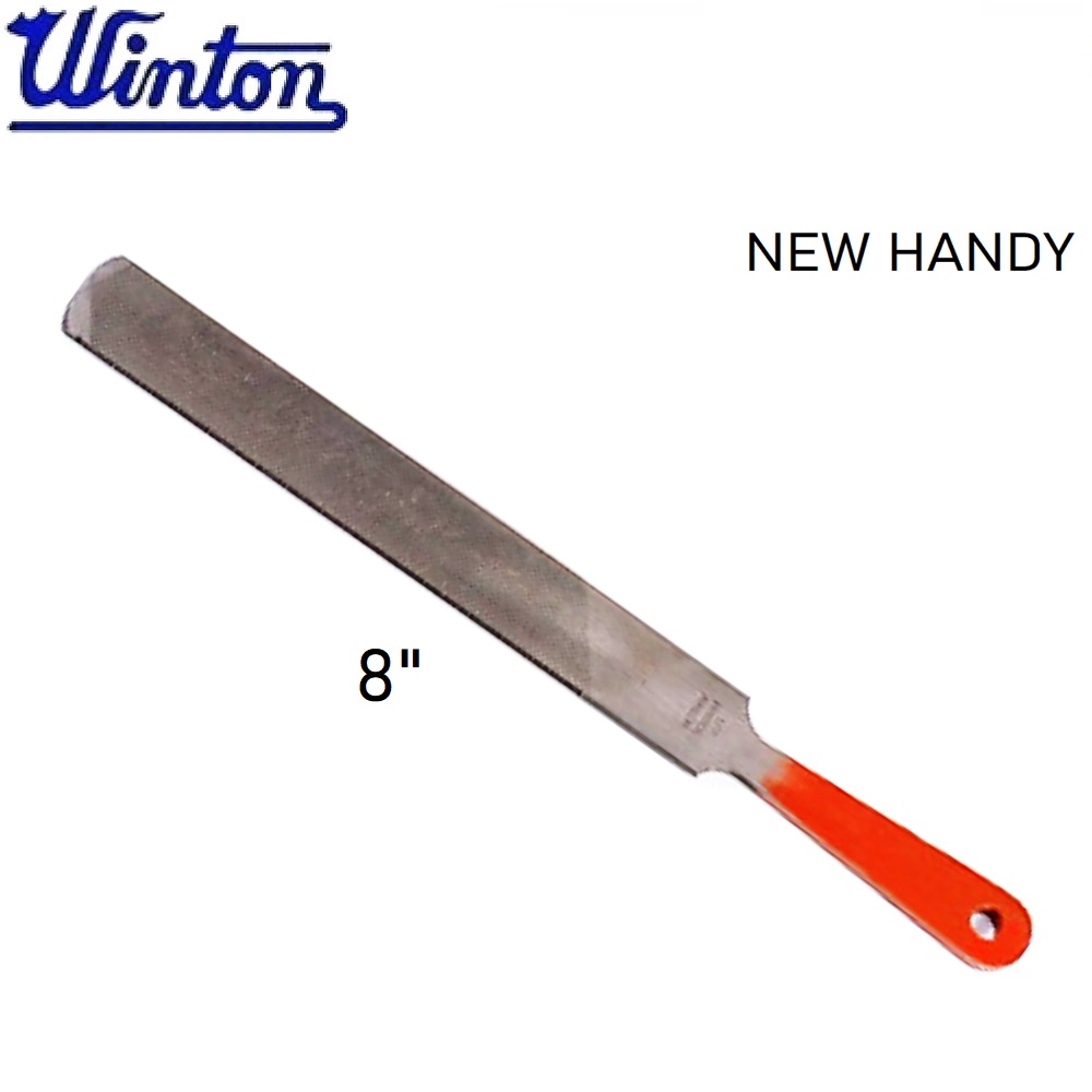 WINTON NEW HANDY ตะไบด้ามแดง 8นิ้ว