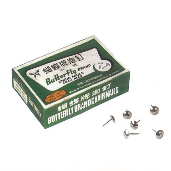 SKI - สกี จำหน่ายสินค้าหลากหลาย และคุณภาพดี | BUTTERFLY (ตราผีเสื้อ) ตะปูหัวเห็ด ขนาด 5/8นิ้ว (080260) (1,000ตัว/ก)