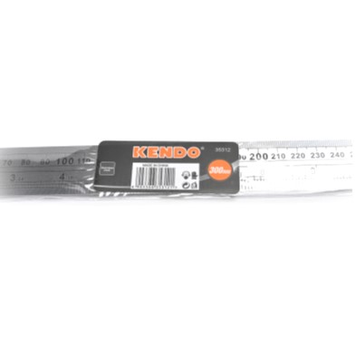 KENDO 35312 บรรทัดสเตนเลส 300mm. (12นิ้ว)