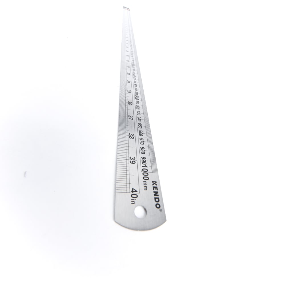 KENDO 35313 บรรทัดสเตนเลส 1000mm. (40นิ้ว)