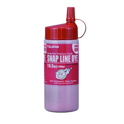 SKI - สกี จำหน่ายสินค้าหลากหลาย และคุณภาพดี | TAJIMA PLC3DR300 ผงชอล์กสีแดง 300G สำหรับบักเต้า ชนิดถาวรกันน้ำ/กันลม (6ขวด/ก) 