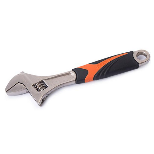 SKI - สกี จำหน่ายสินค้าหลากหลาย และคุณภาพดี | KENDO 15101 ประแจเลื่อน (ชุบนิกเกิล/ด้ามหุ้มยาง) 150mm/6นิ้ว