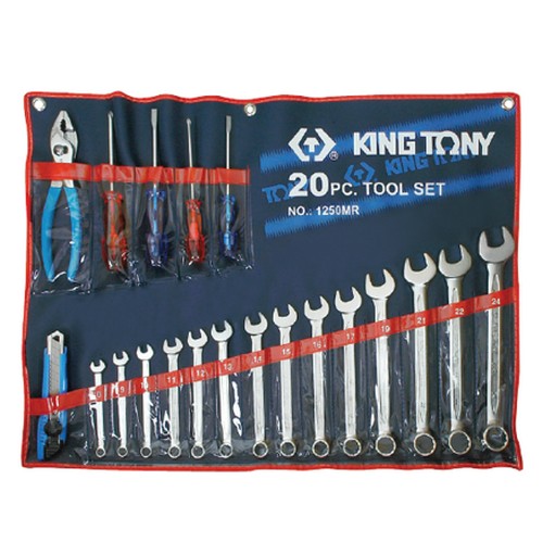 KINGTONY 1250mr ประแจแหวนข้างปากตาย 20ตัวชุด 