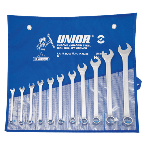 UNIOR 120SET แหวนข้างปากตาย หุน #120/1  16 ตัวชุด (1/4-1.1/4นิ้ว)