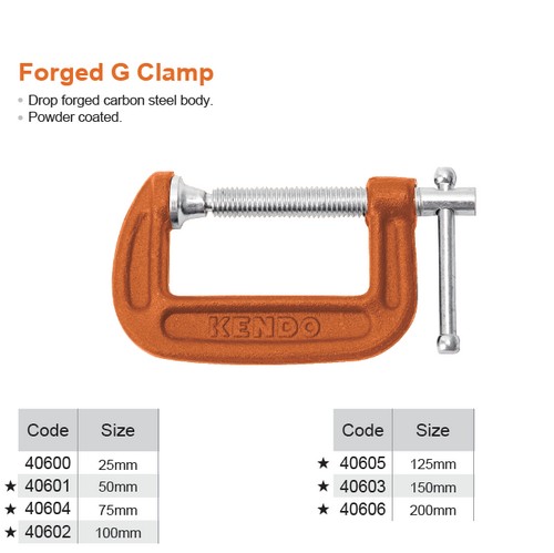 SKI - สกี จำหน่ายสินค้าหลากหลาย และคุณภาพดี | KENDO 40606 ปากกาตัวซี 200mm./8นิ้ว