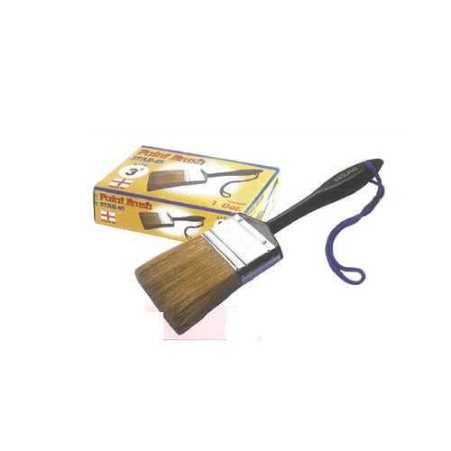 SKI - สกี จำหน่ายสินค้าหลากหลาย และคุณภาพดี | STAR #45 แปรงทาสี 2.1/2นิ้ว ขนหนาสีขาว (25โหล/ลัง) (111380)