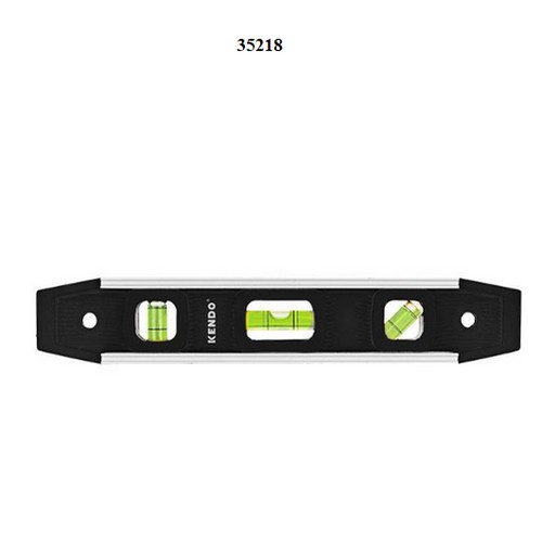 KENDO 35218 ระดับน้ำทรงตอปิโด 225mm (9นิ้ว)