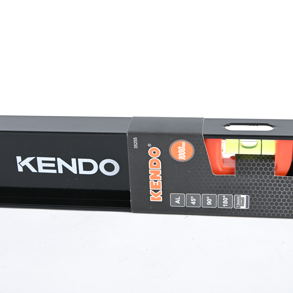 KENDO 35255 ระดับน้ำ ตัวไอแบบเต็ม (อลูมิเนียม) 1000mm. (40นิ้ว)
