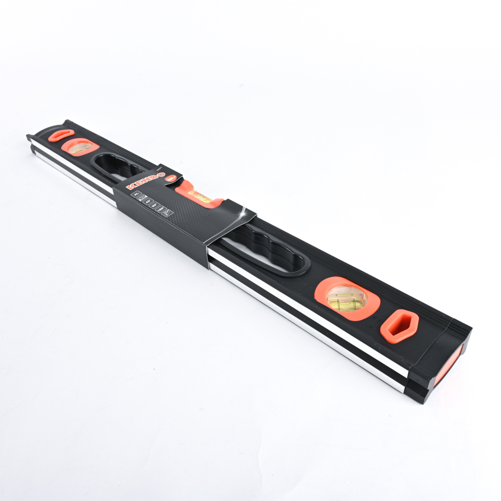 SKI - สกี จำหน่ายสินค้าหลากหลาย และคุณภาพดี | KENDO 35341 ระดับน้ำ ตัวไอแบบมีช่อง (อลูมิเนียม) 600mm. (24นิ้ว)