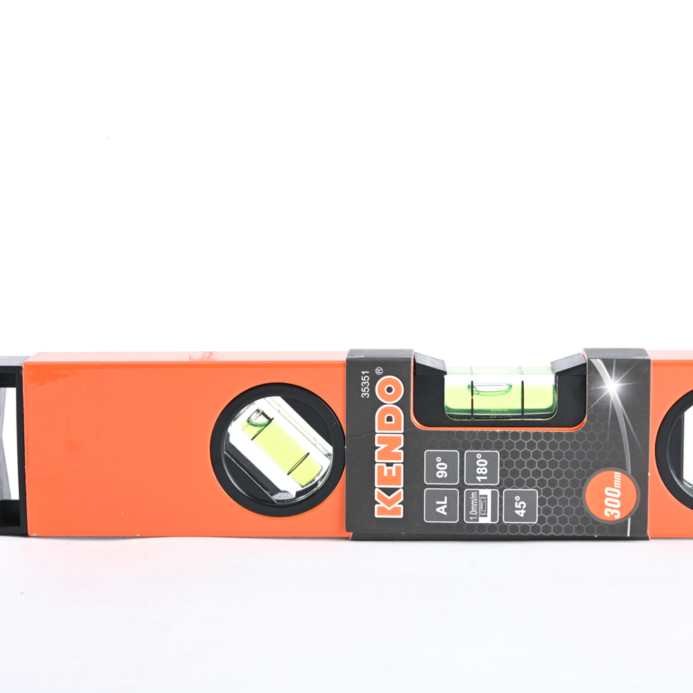 KENDO 35351 ระดับน้ำ แบบกล่อง (อลูมิเนียม) 300mm. (12นิ้ว)