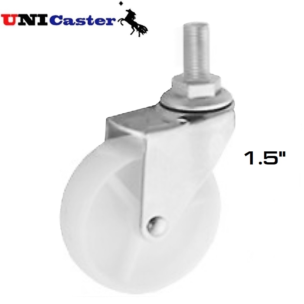 SKI - สกี จำหน่ายสินค้าหลากหลาย และคุณภาพดี | UNI Caster ล้อไนล่อนสกรูชุด 1.5 นิ้ว