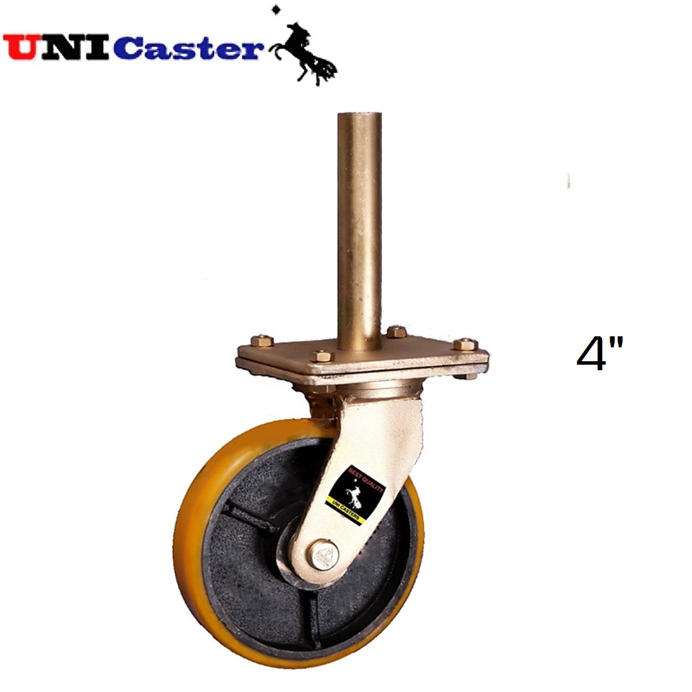 SKI - สกี จำหน่ายสินค้าหลากหลาย และคุณภาพดี | UNI Caster ล้อยูรีเทนเป็น รุ่นงานหนัก โครงเหล็ก หนา 6 มิล 4นิ้ว