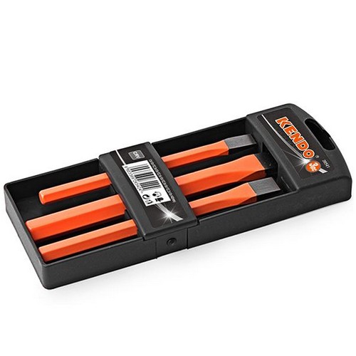 SKI - สกี จำหน่ายสินค้าหลากหลาย และคุณภาพดี | KENDO 26541 เหล็กสกัด 3 ตัวชุด