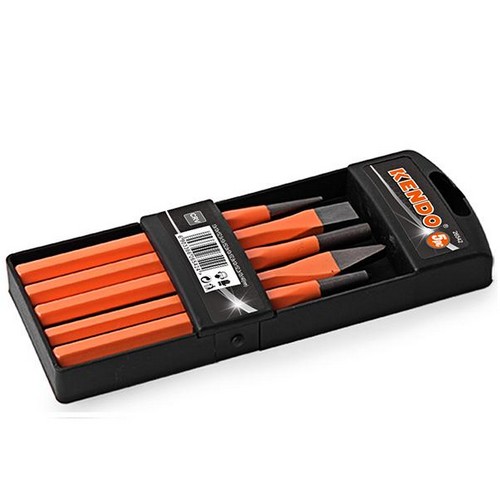 SKI - สกี จำหน่ายสินค้าหลากหลาย และคุณภาพดี | KENDO 26542 เหล็กสกัด 5 ตัวชุด