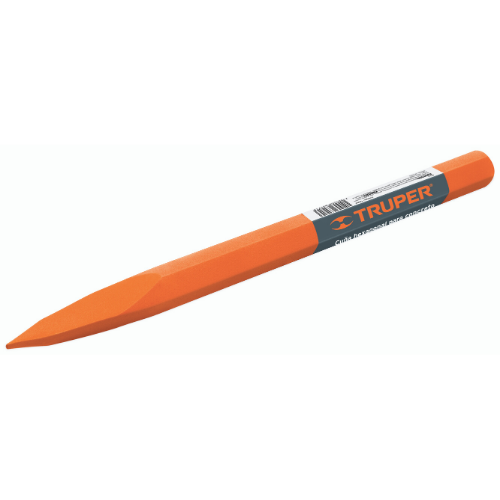 SKI - สกี จำหน่ายสินค้าหลากหลาย และคุณภาพดี | TRUPER 13062 เหล็กสกัดคอนกรีตปากแหลม ขนาด 1 1/2 นิ้ว (CU-1-1/2) (ราคาต่ออัน ,ในกล่องบรรจุ 3 อัน)