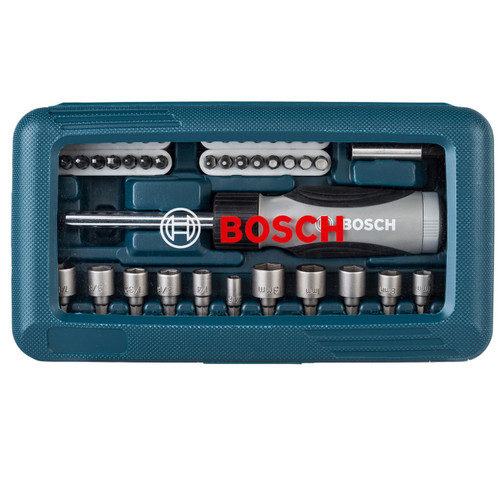 SKI - สกี จำหน่ายสินค้าหลากหลาย และคุณภาพดี | BOSCH 2607017399 X-LINE ชุดดอกไขควง 46 ชิ้น