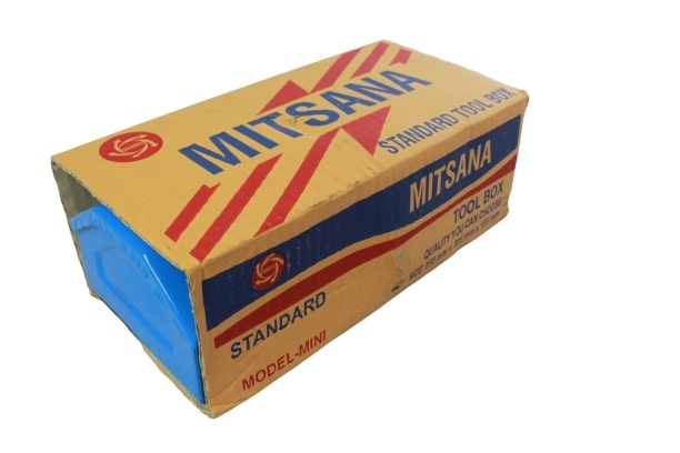 MITSANA กล่องเครื่องมือสีน้ำเงิน 1 ชั้น 12นิ้ว MINI #00 ยxกxส=11.81x5.31x3.54